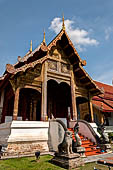 Chiang Mai - The Wat Phra Singh temple. The ubosot (ordination hall). 